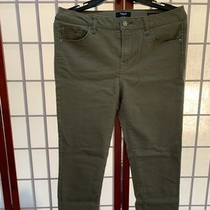 Kenzie Green Skinny Jeans